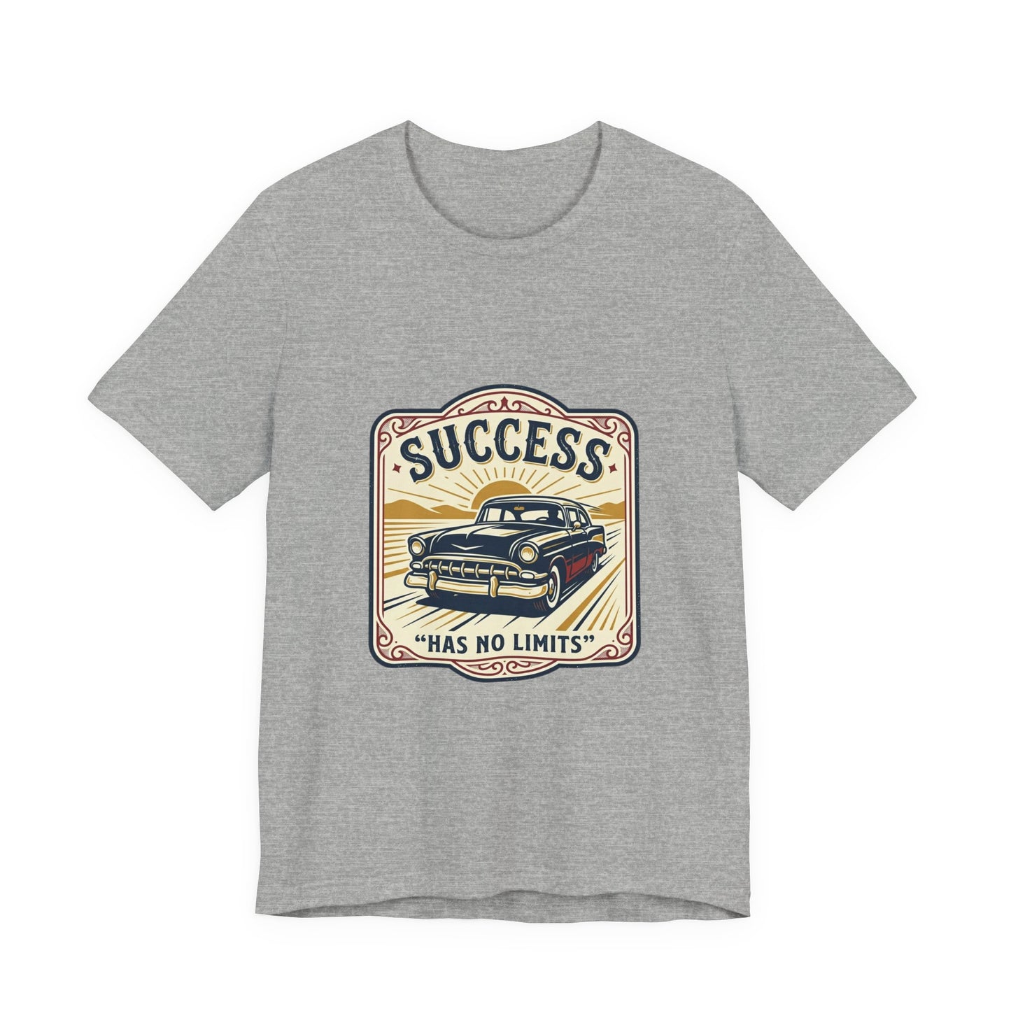 Vintage Car 'Success Has No Limits' Tee | Rustic Western, Prairie Graphic
