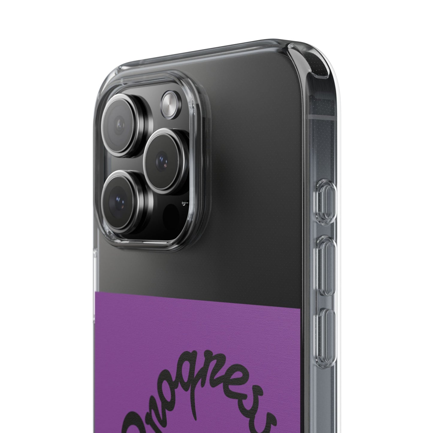 Progress Over Perfection Clear Impact-Resistant Phone Case