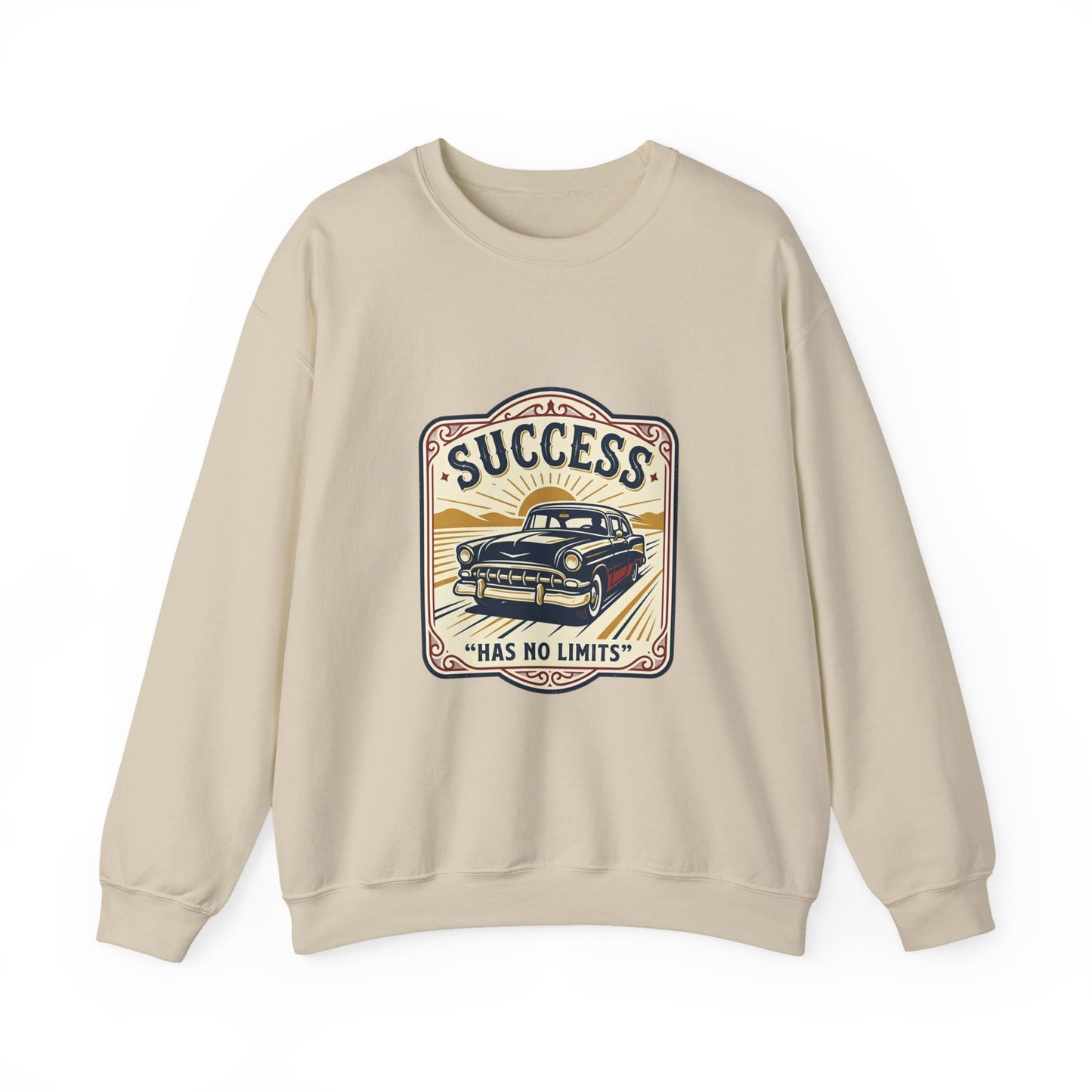 Vintage Ranch Car Crewneck Sweatshirt | western prairie rustic