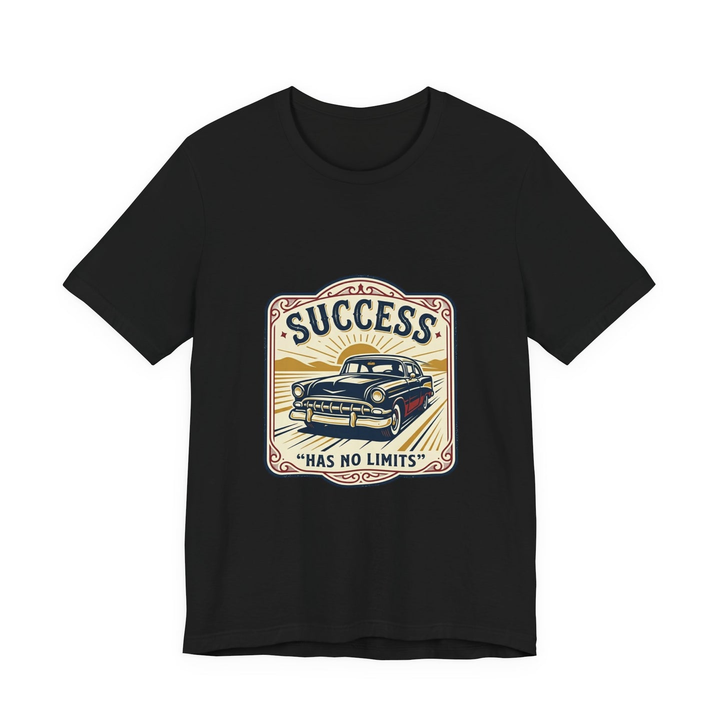 Vintage Car 'Success Has No Limits' Tee | Rustic Western, Prairie Graphic