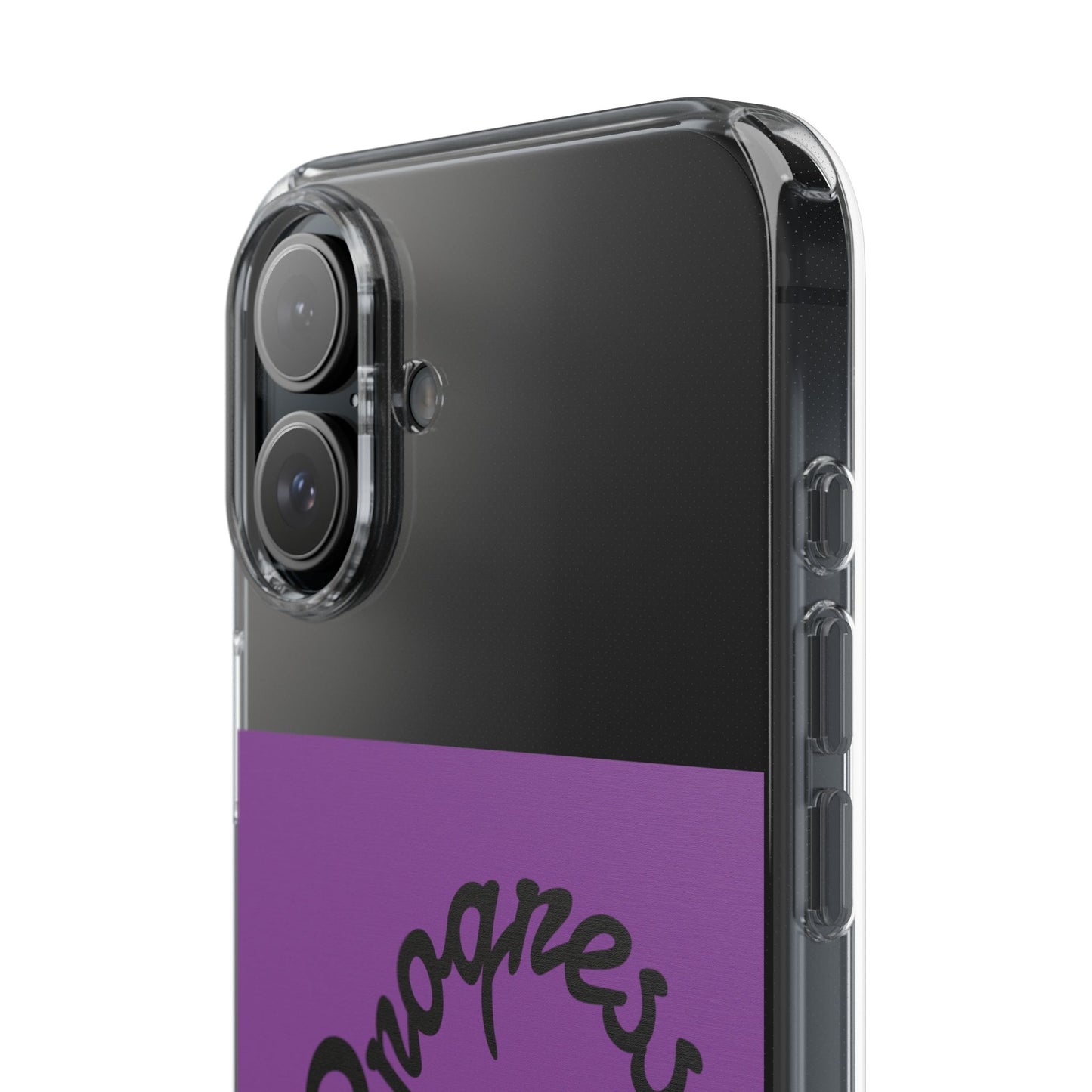 Progress Over Perfection Clear Impact-Resistant Phone Case