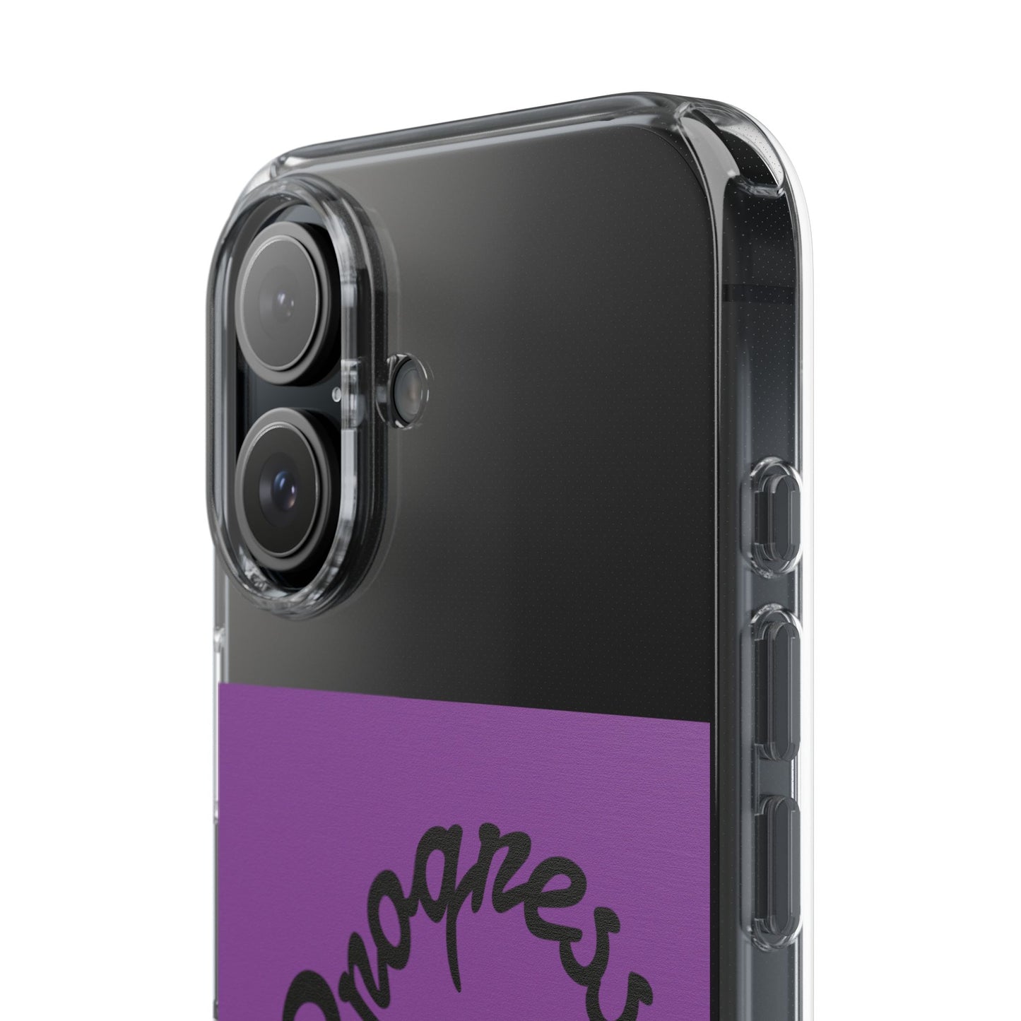 Progress Over Perfection Clear Impact-Resistant Phone Case