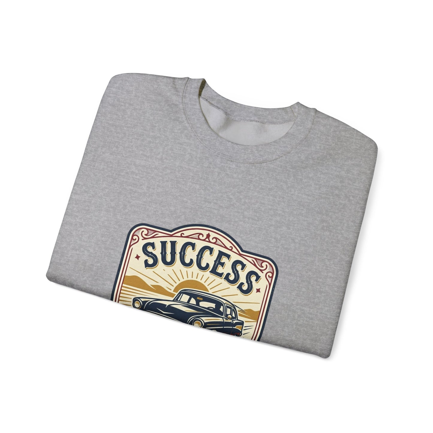 Vintage Ranch Car Crewneck Sweatshirt | western prairie rustic