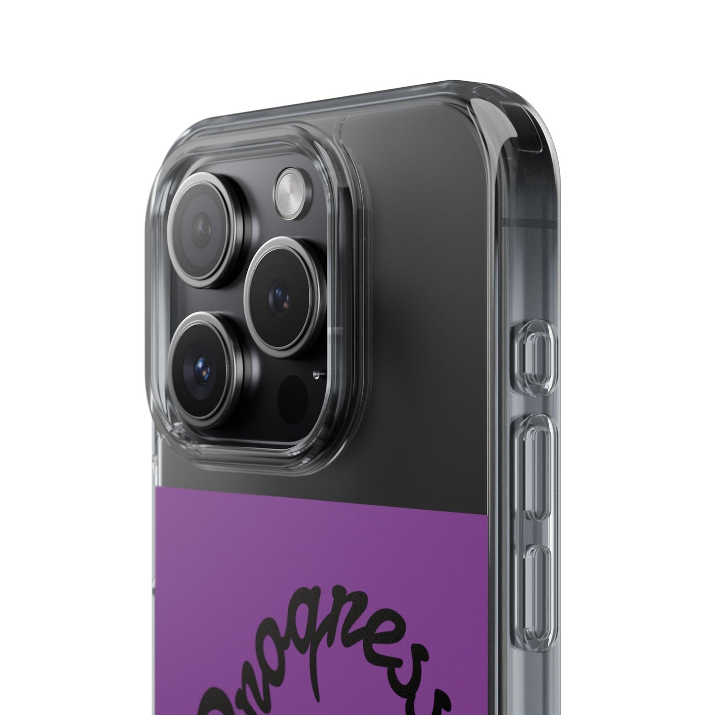 Progress Over Perfection Clear Impact-Resistant Phone Case