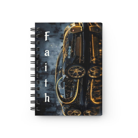 Faith Car Journal — Spiral Notebook with Inspiring Faith Automotive Design