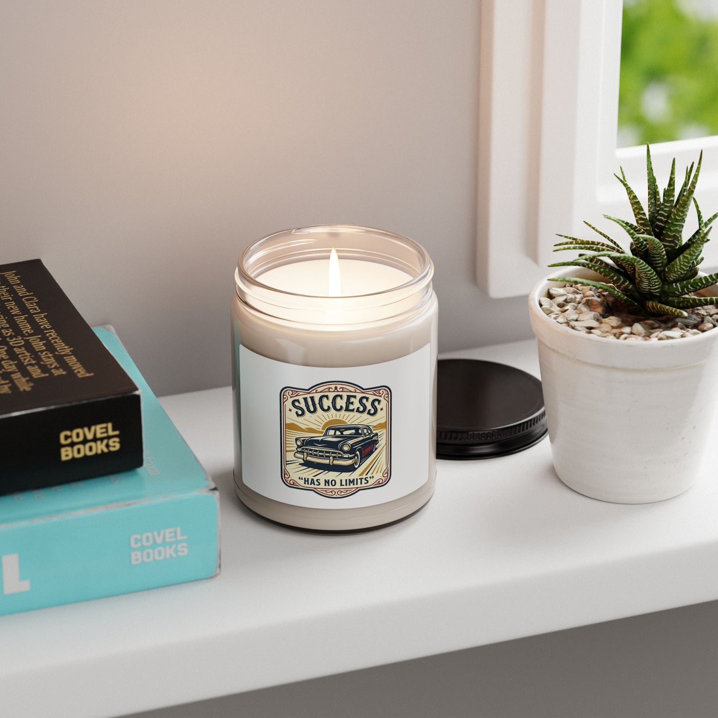 Vintage Roadtrip Success Candle | Rustic Western, Prairie Ranch Scented Soy Candle