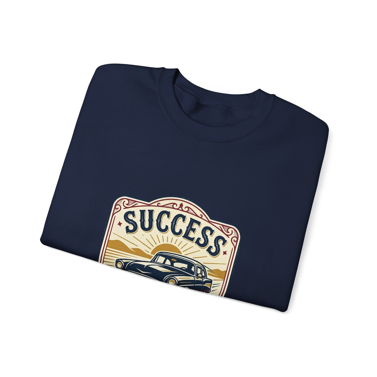 Vintage Ranch Car Crewneck Sweatshirt | western prairie rustic