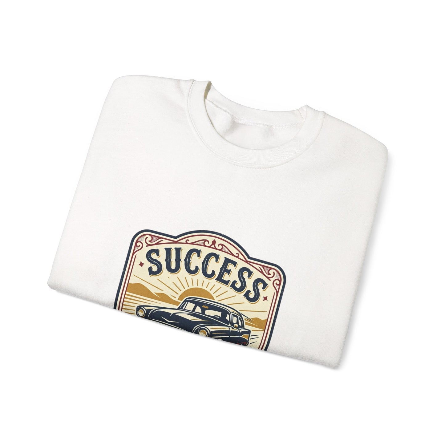 Vintage Ranch Car Crewneck Sweatshirt | western prairie rustic