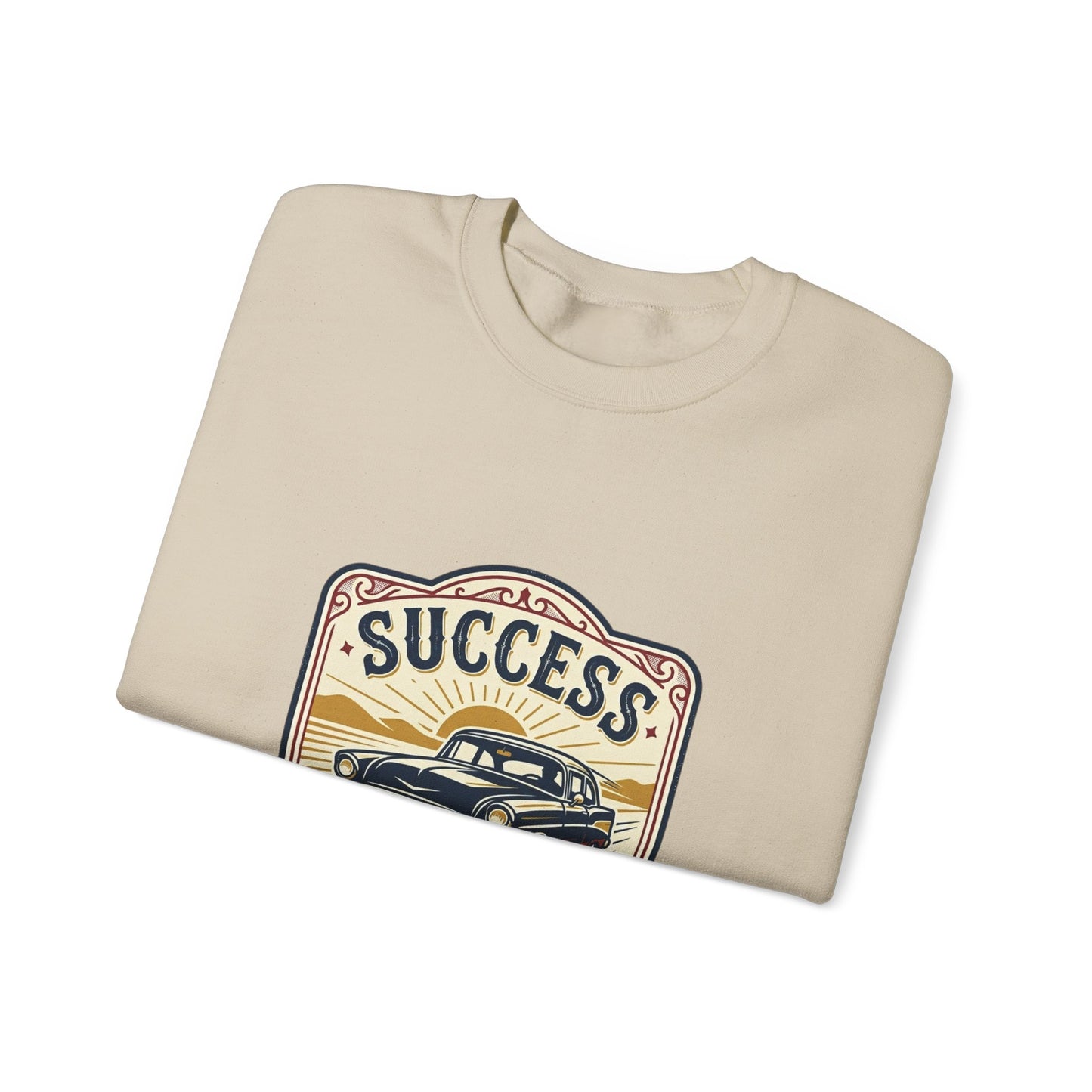 Vintage Ranch Car Crewneck Sweatshirt | western prairie rustic