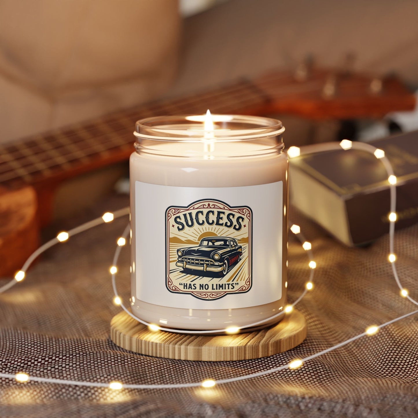 Vintage Roadtrip Success Candle | Rustic Western, Prairie Ranch Scented Soy Candle