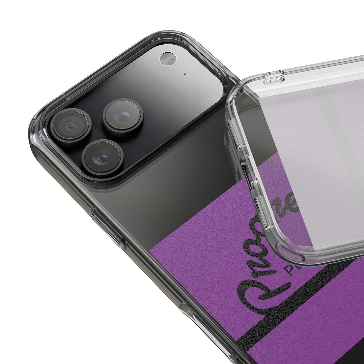 Progress Over Perfection Clear Impact-Resistant Phone Case