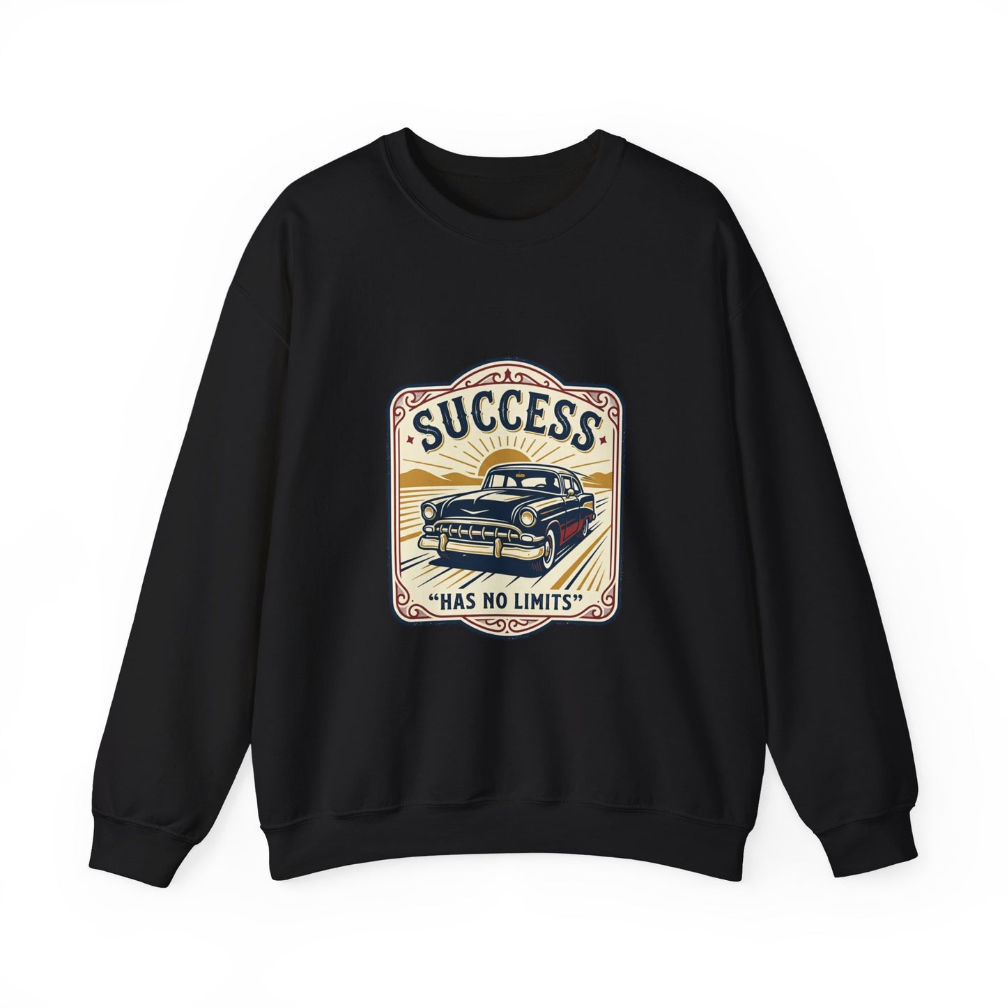 Vintage Ranch Car Crewneck Sweatshirt | western prairie rustic
