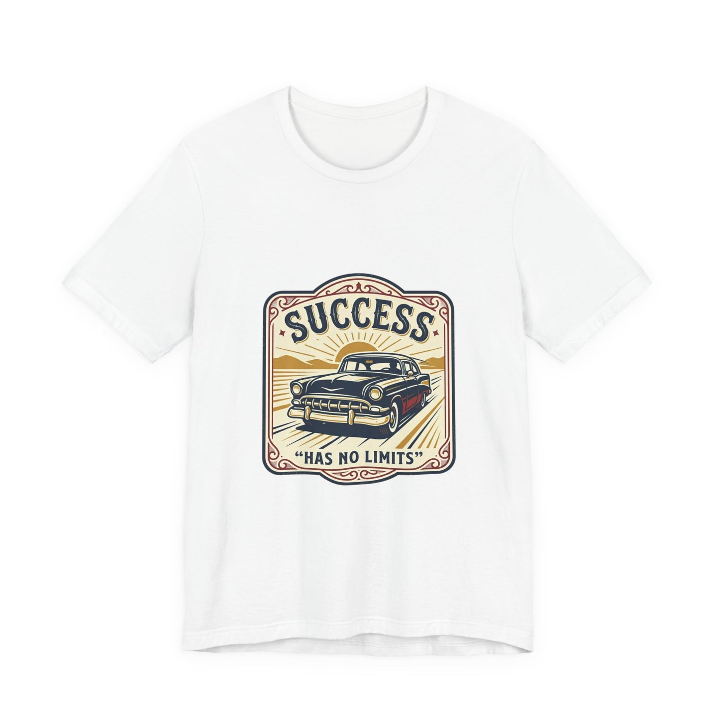 Vintage Car 'Success Has No Limits' Tee | Rustic Western, Prairie Graphic