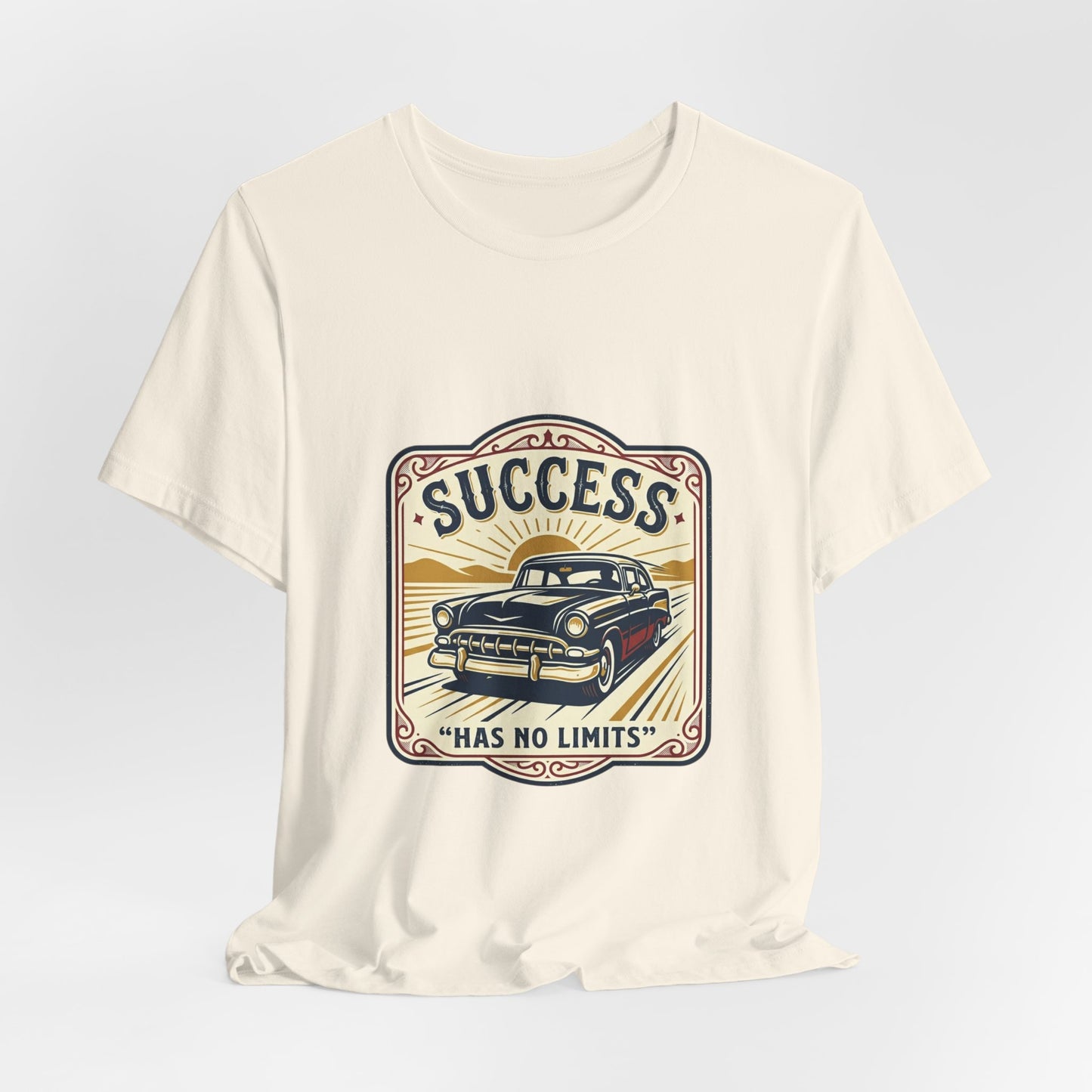 Vintage Car 'Success Has No Limits' Tee | Rustic Western, Prairie Graphic