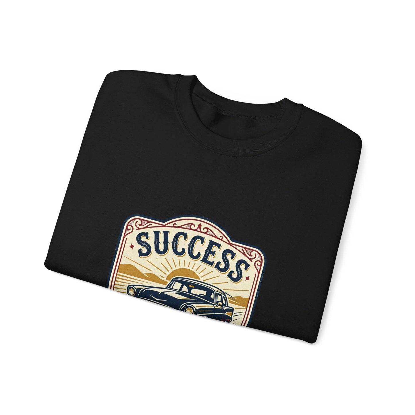 Vintage Ranch Car Crewneck Sweatshirt | western prairie rustic