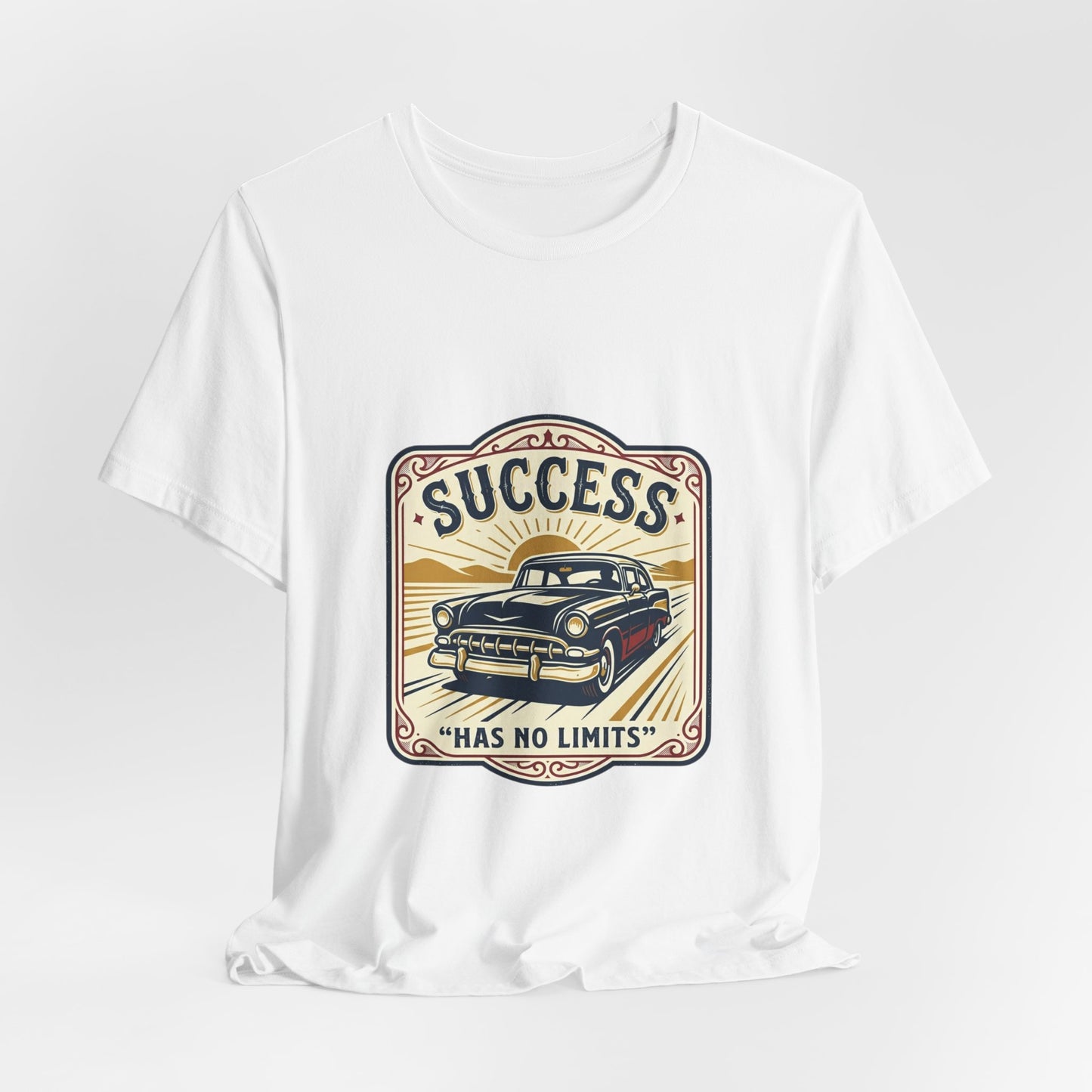 Vintage Car 'Success Has No Limits' Tee | Rustic Western, Prairie Graphic