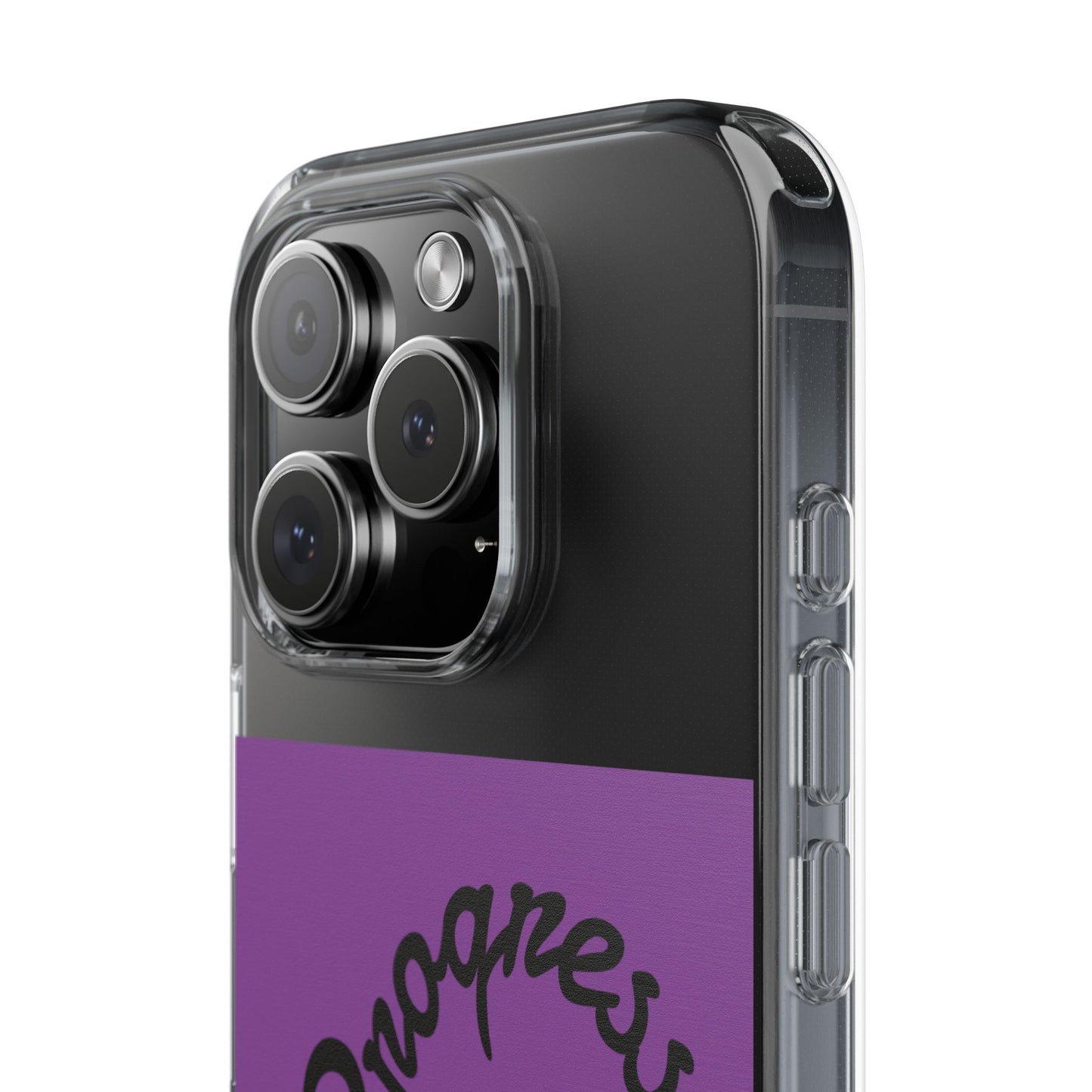Progress Over Perfection Clear Impact-Resistant Phone Case