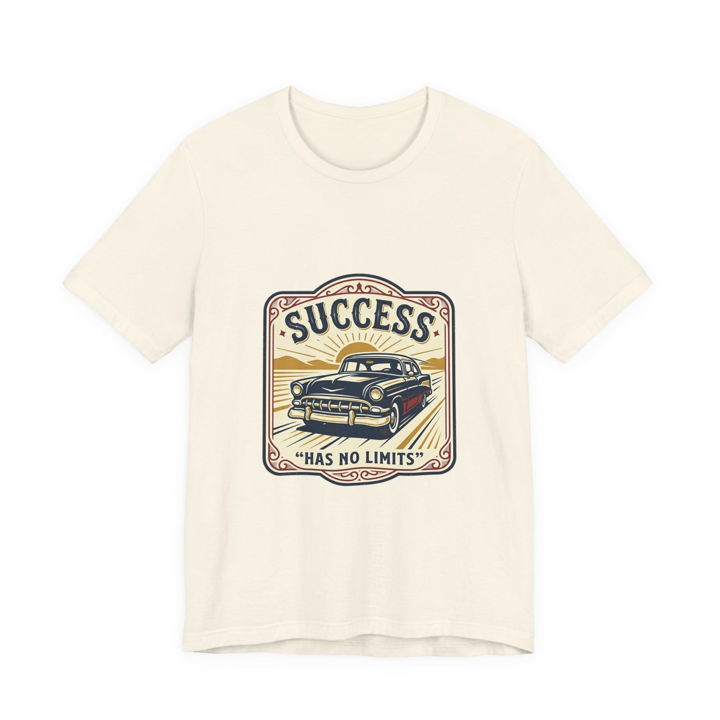 Vintage Car 'Success Has No Limits' Tee | Rustic Western, Prairie Graphic